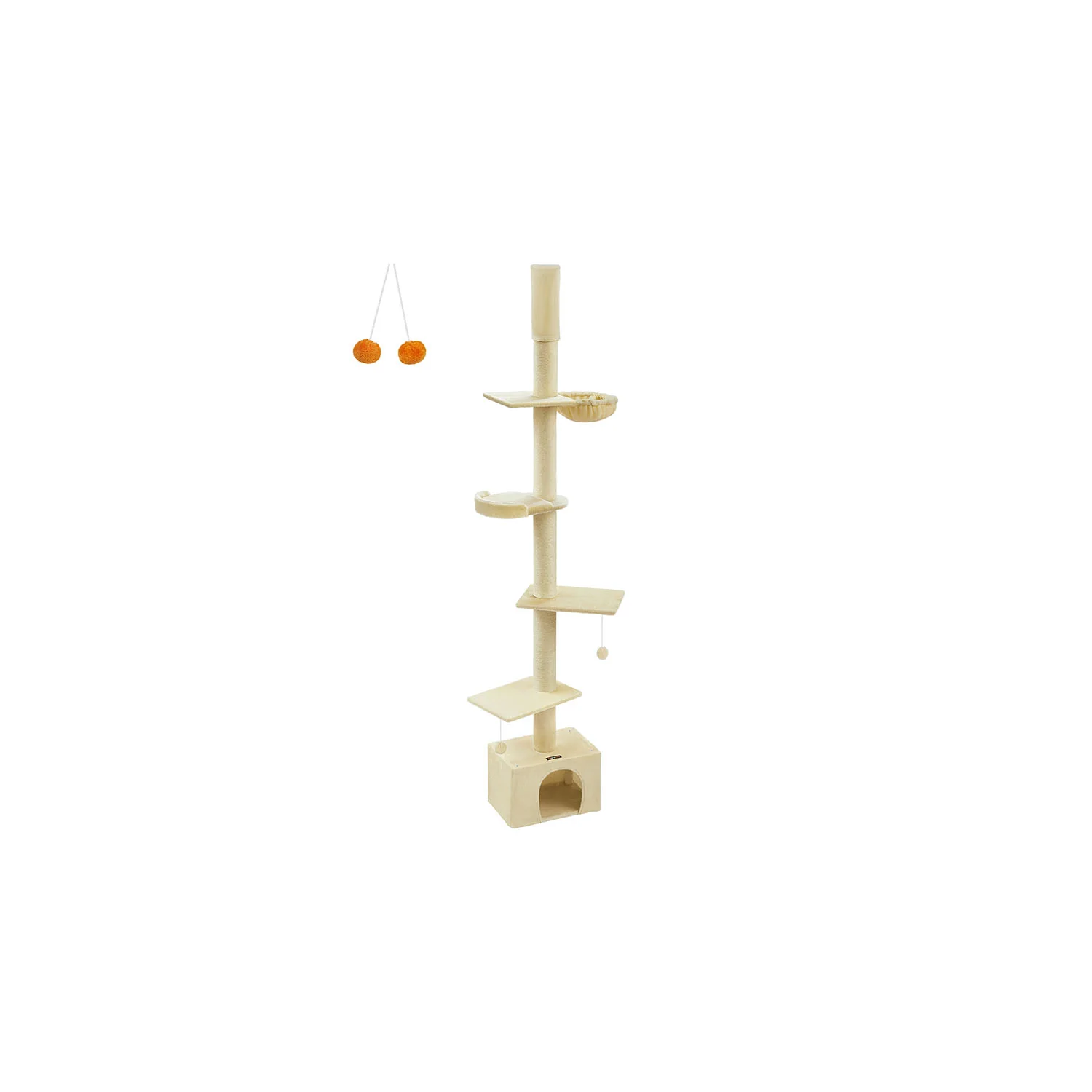 Albero per Gatti da Pavimento a Soffitto di Altezza - Image 2
