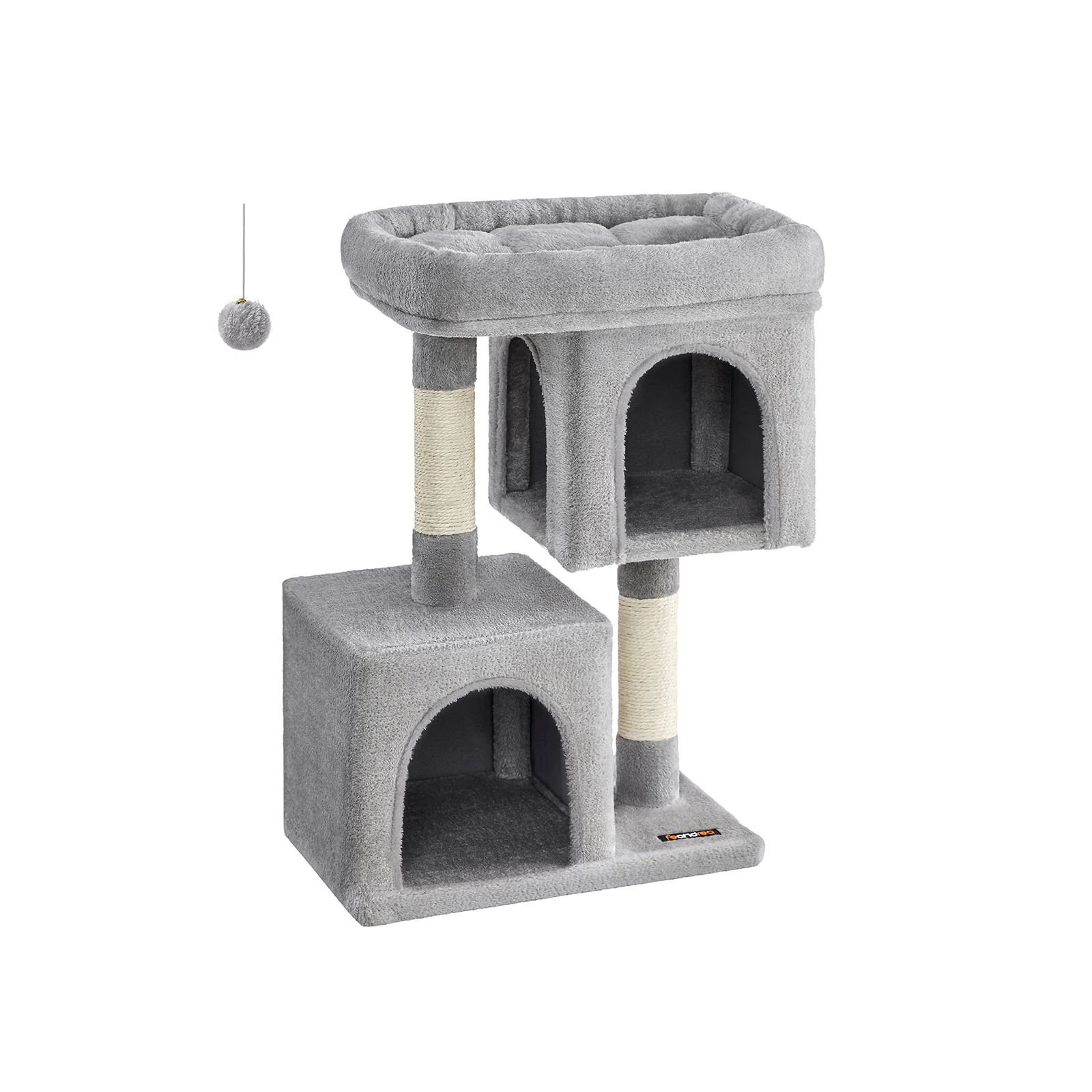 Tiragraffi per Gatti con Pali Ricoperti di Sisal - Image 2