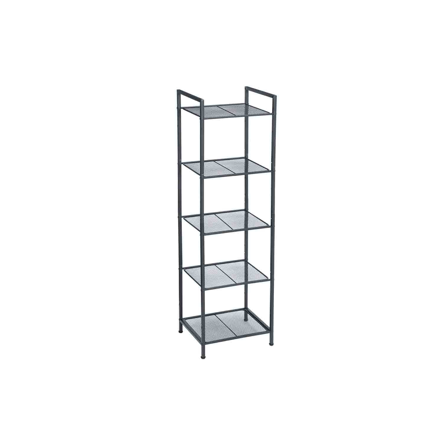 Scaffale da Bagno con Ripiani Regolabili