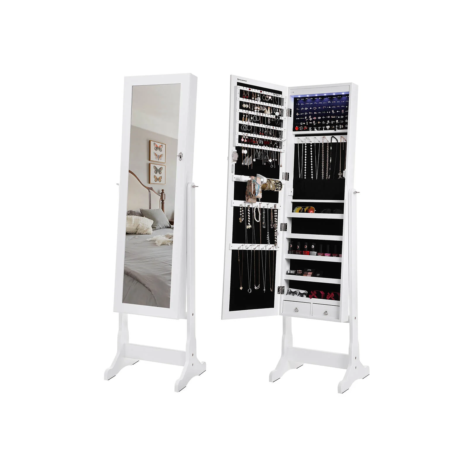 Armadio Portagioie con LED