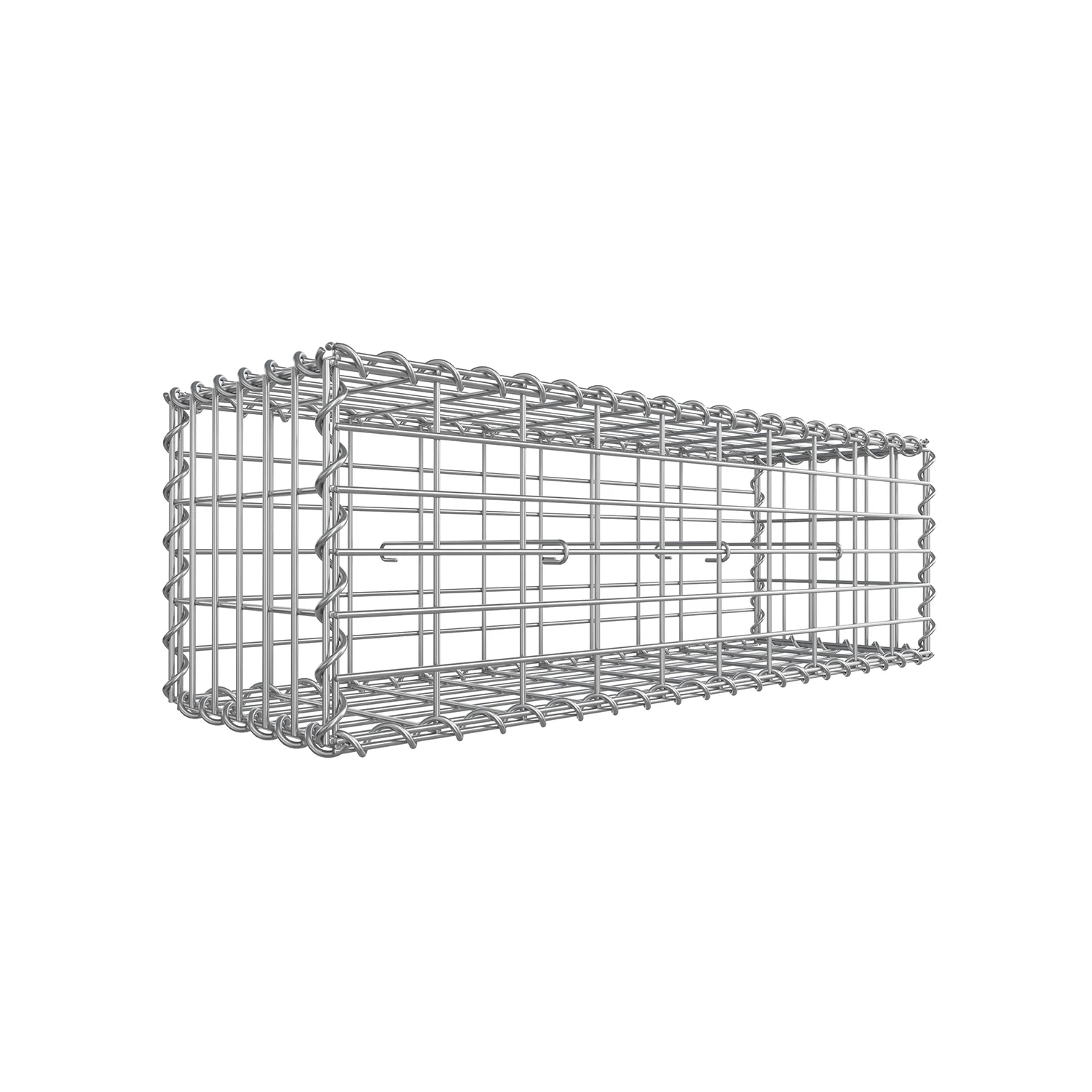 Gabbione Metallico 100×30×30 cm