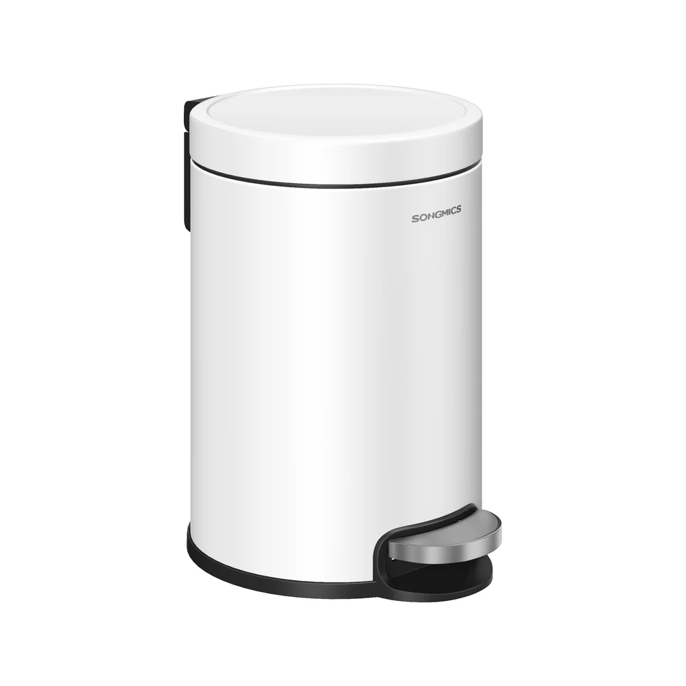 Pattumiera da bagno a pedale con chiusura silenziosa - Image 2