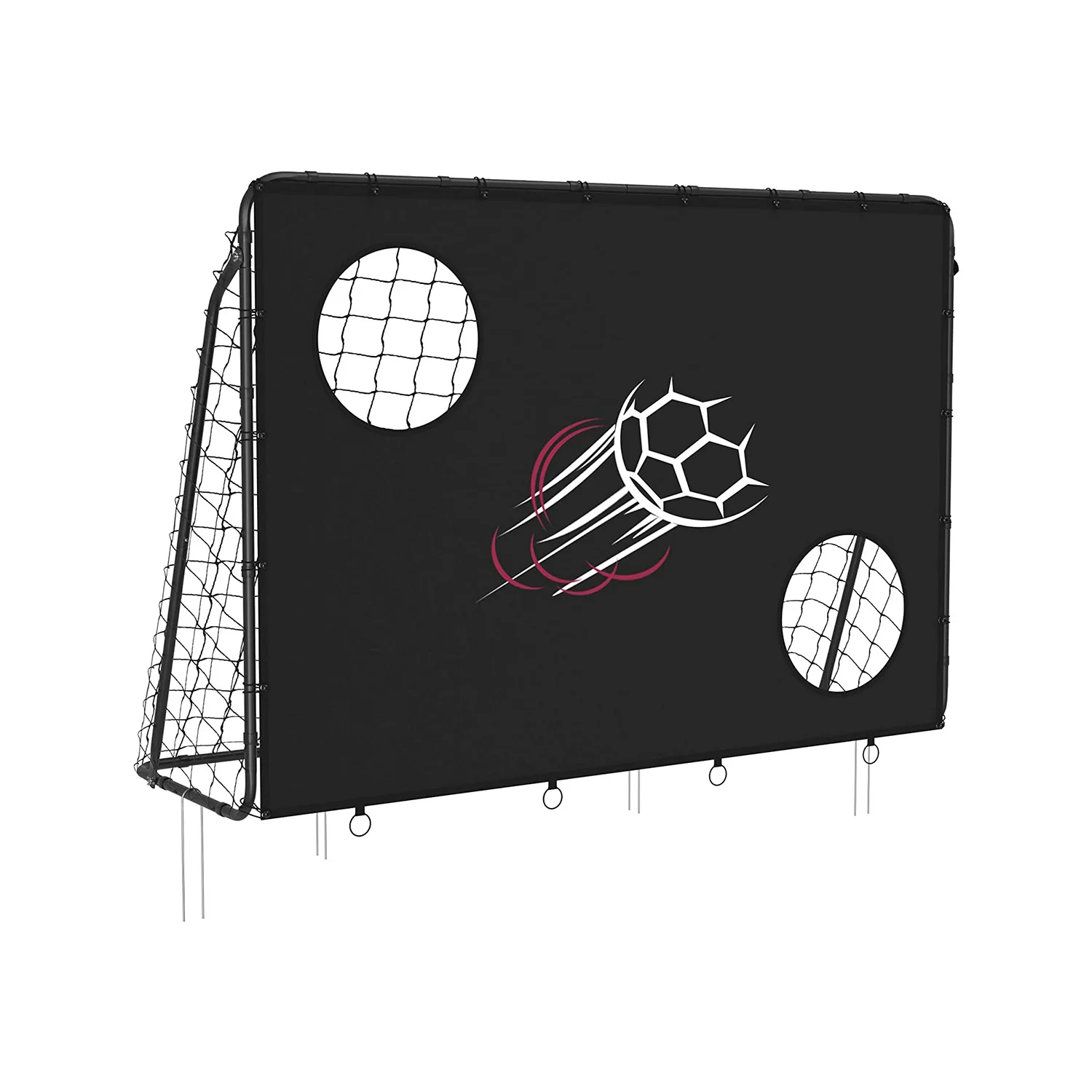 Porta da Calcio per Bambini in Ferro e Rete di PE - Image 3