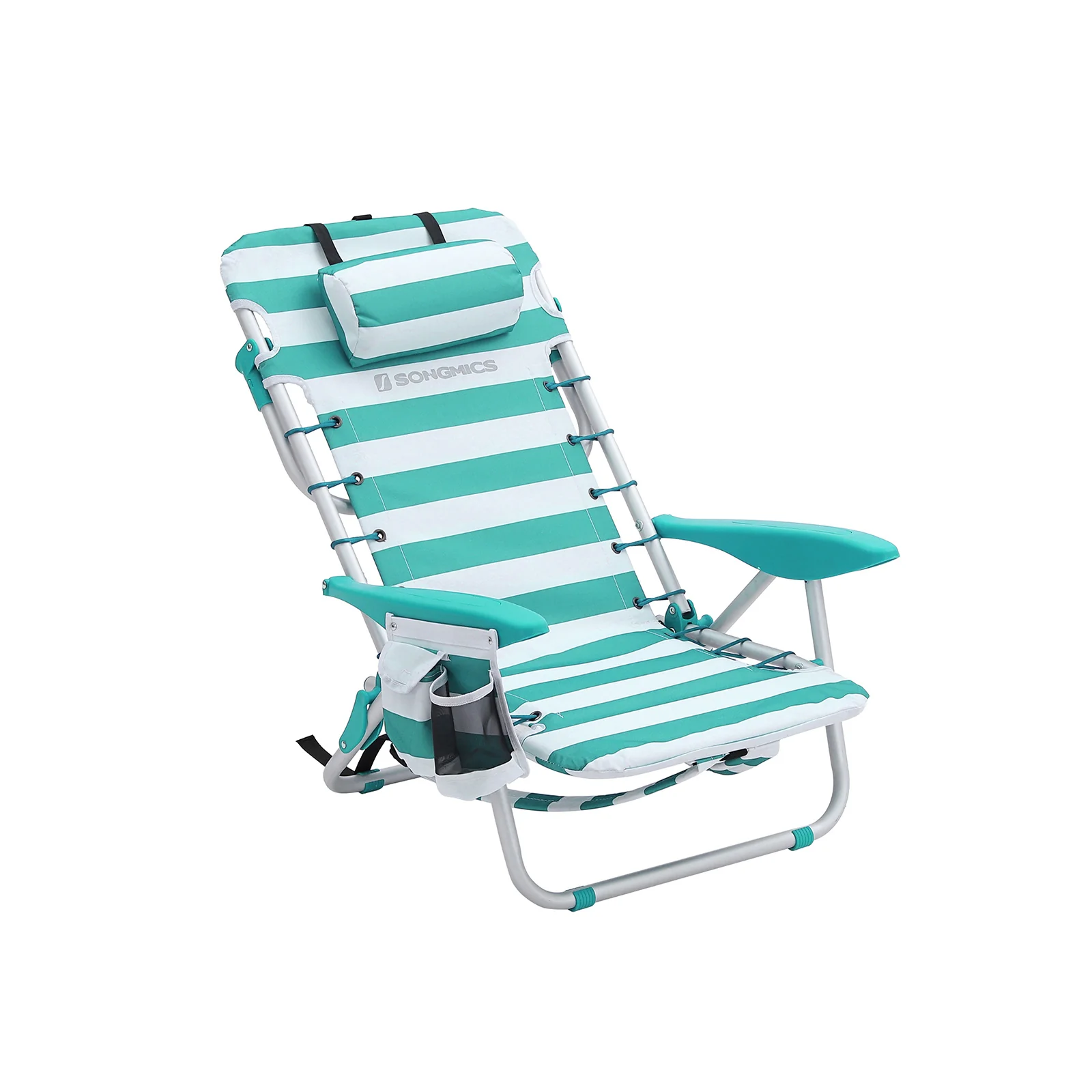 Sedia da Spiaggia in Alluminio Portatile - Image 2