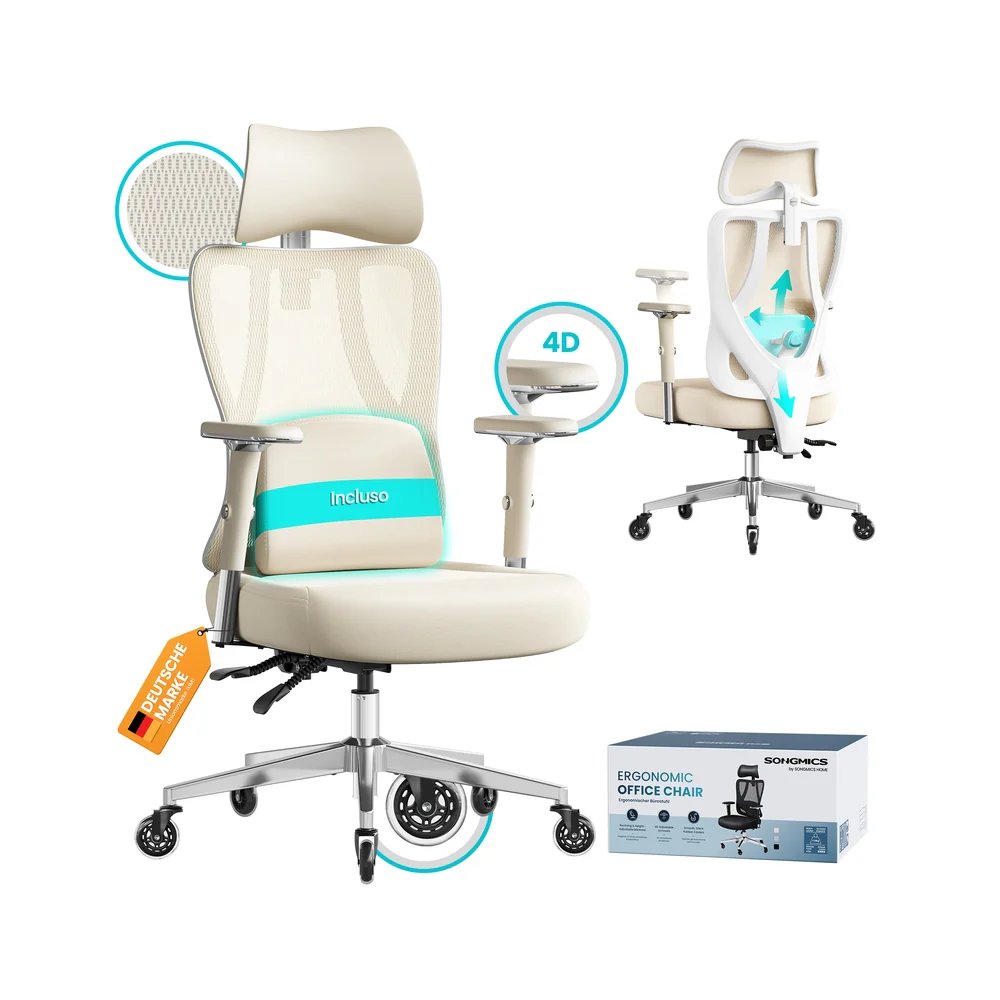 Sedia da ufficio ergonomica con supporto regolabile - Image 2