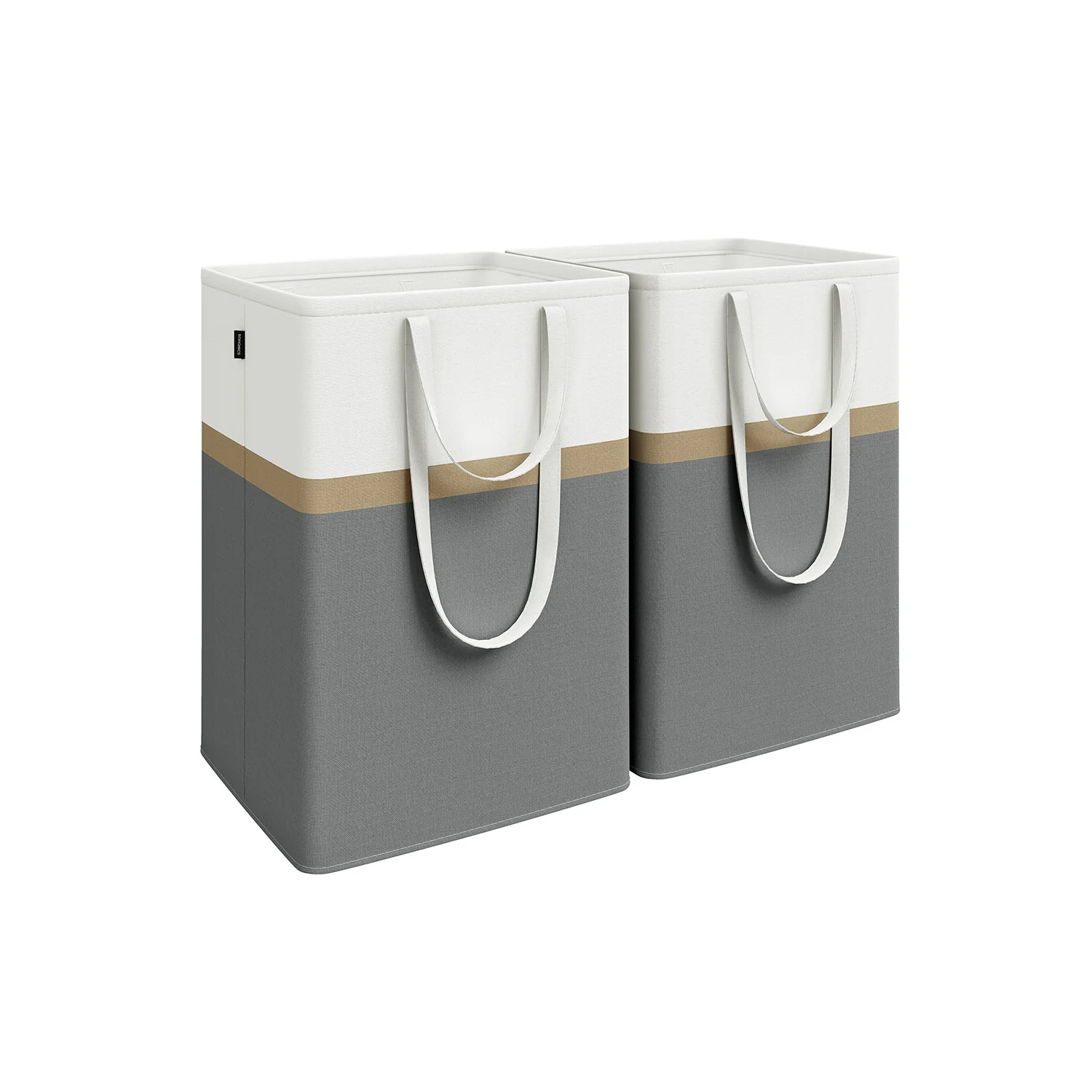 Cesti Portabiancheria Pieghevoli con Maniglie Corte e Lunghe Facili da Pulire - Image 5