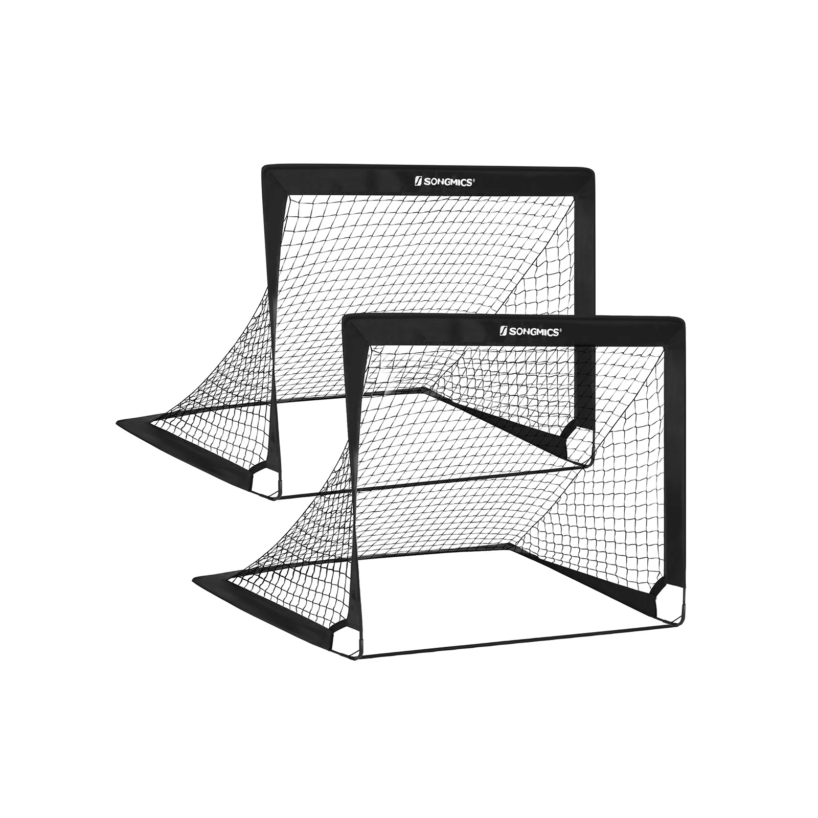Set di 2 Porte da Calcio Pieghevoli per Bambini