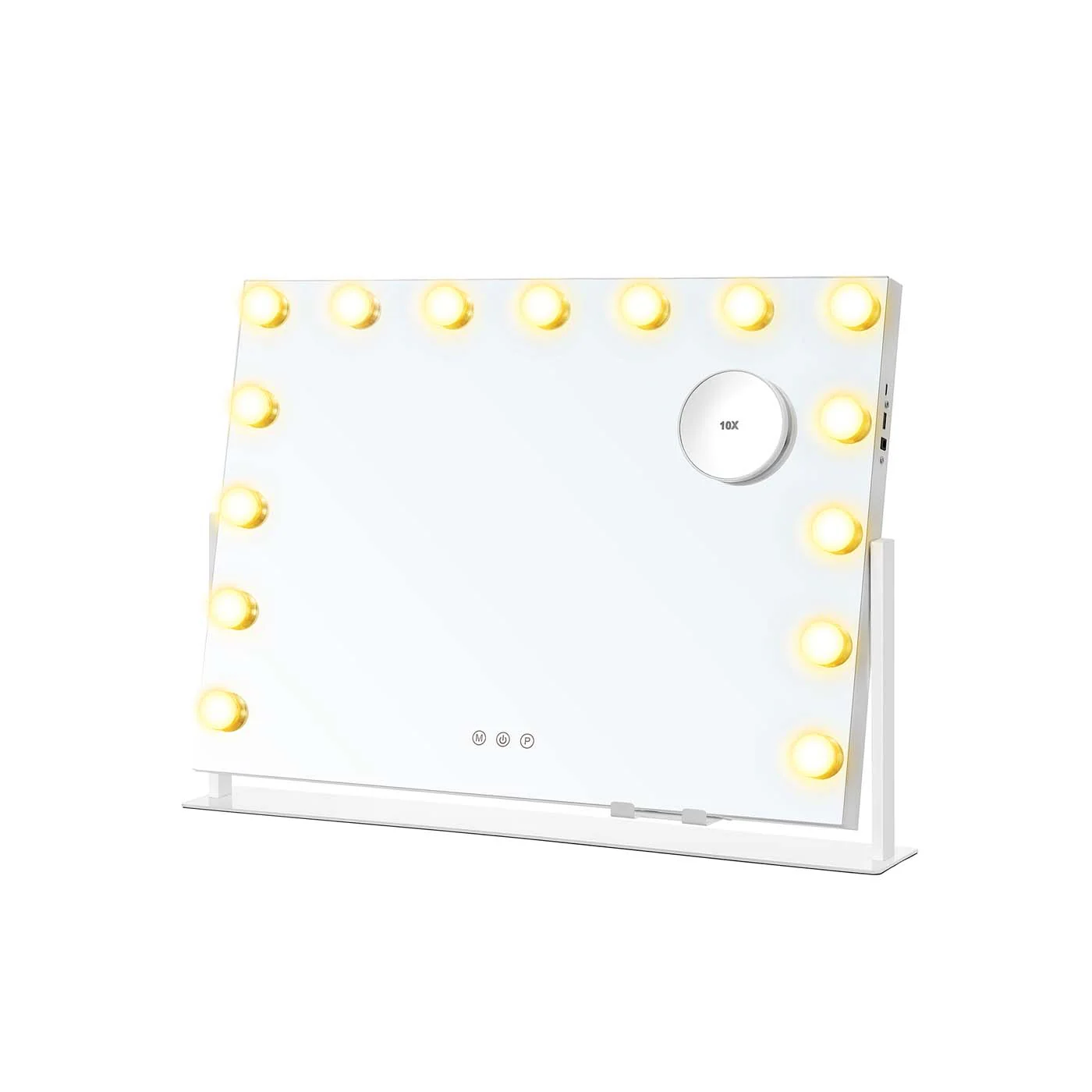 Specchio da Trucco con Luci Dimmerabili Porte di Ricarica