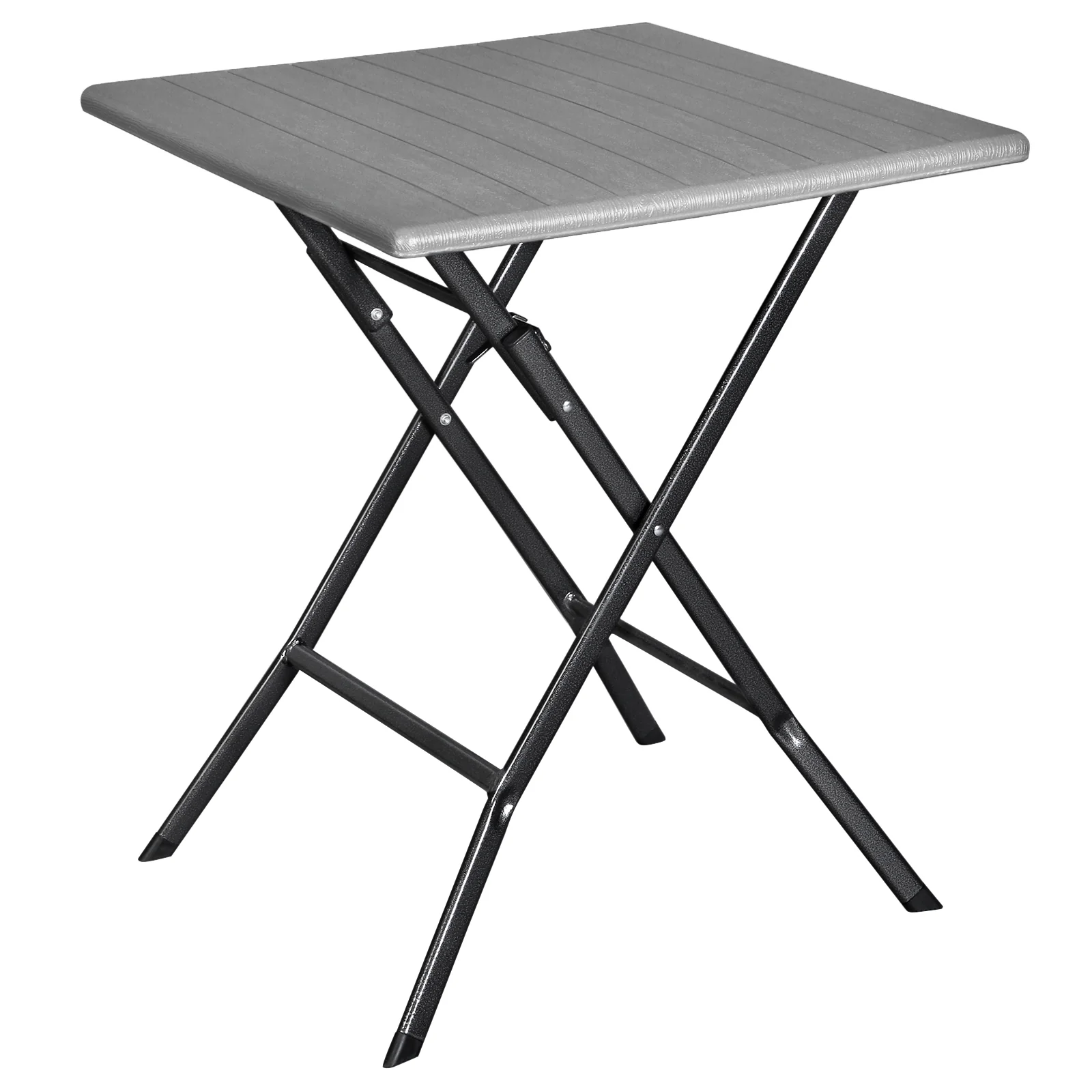 Tavolino Pieghevole da Giardino con Piano in Plastica - Image 2