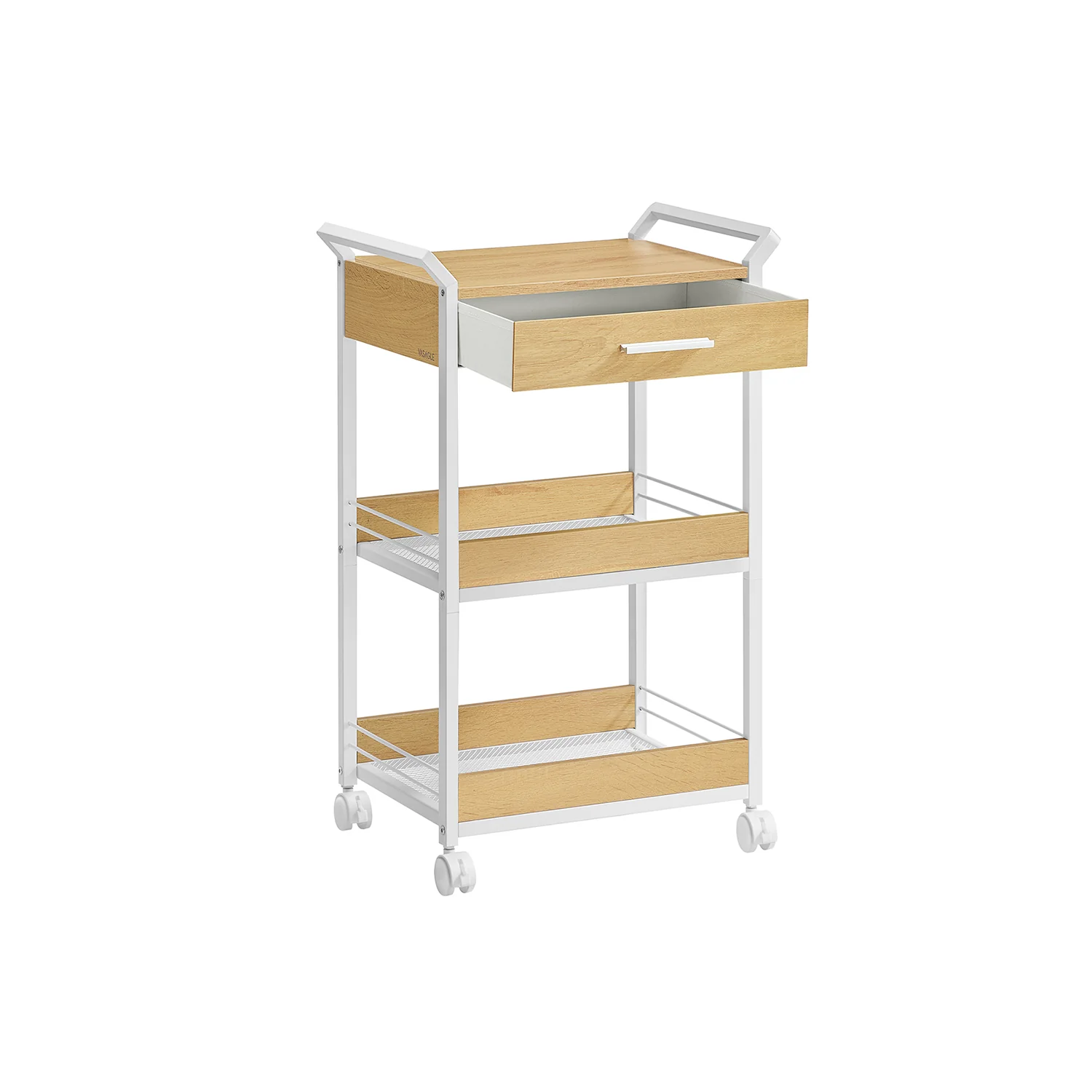 Carrello Portaoggetti a 3 Livelli con Ruote - Image 2