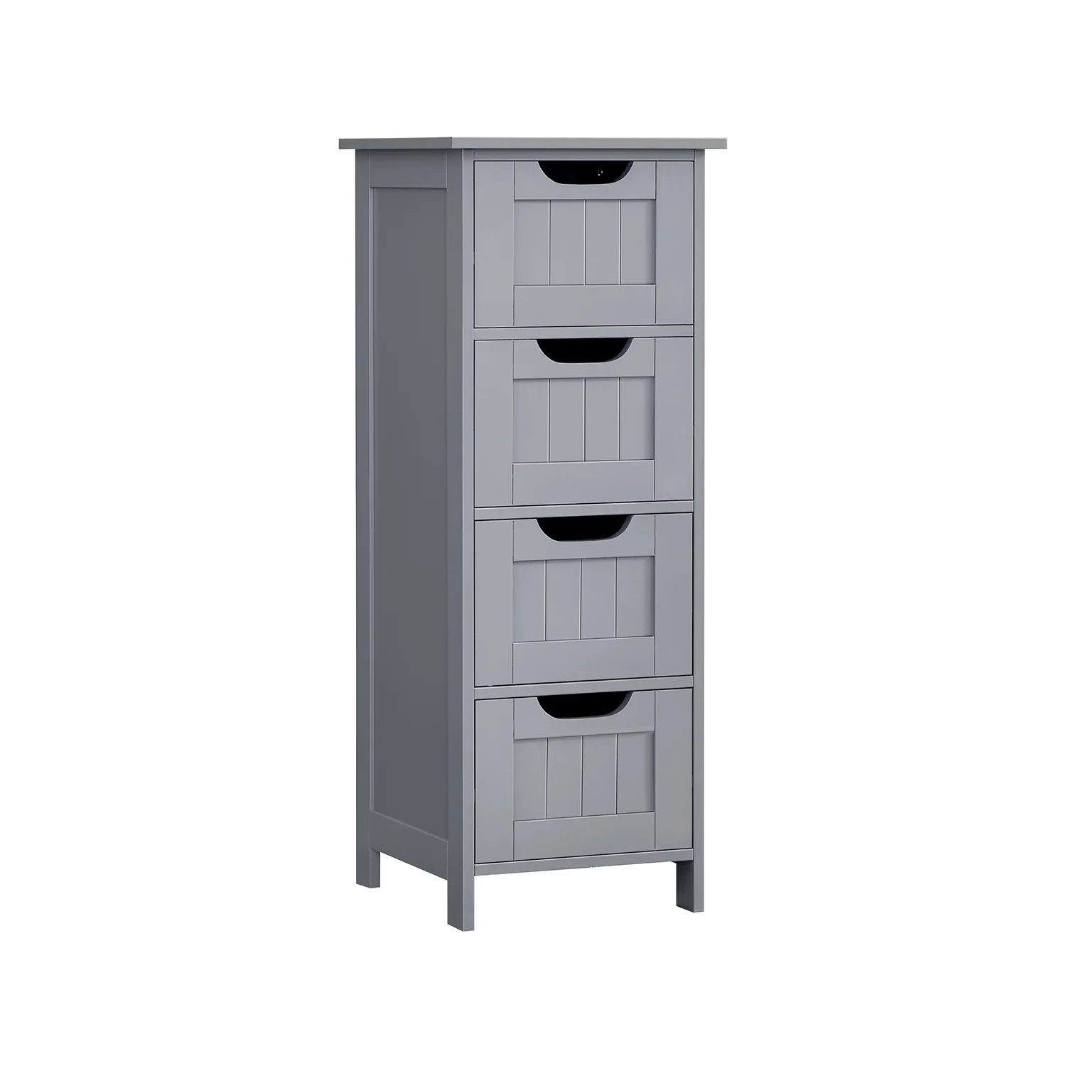 Mobile da Bagno, Cassettiera, con 4 Cassetti, 30 x 30 x 82 cm
