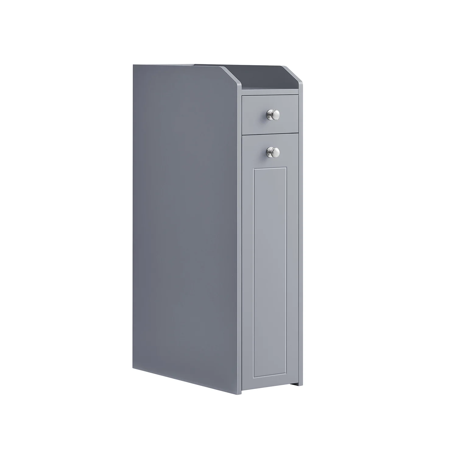 Mobile da Bagno con Cassetti Grigio Tortora