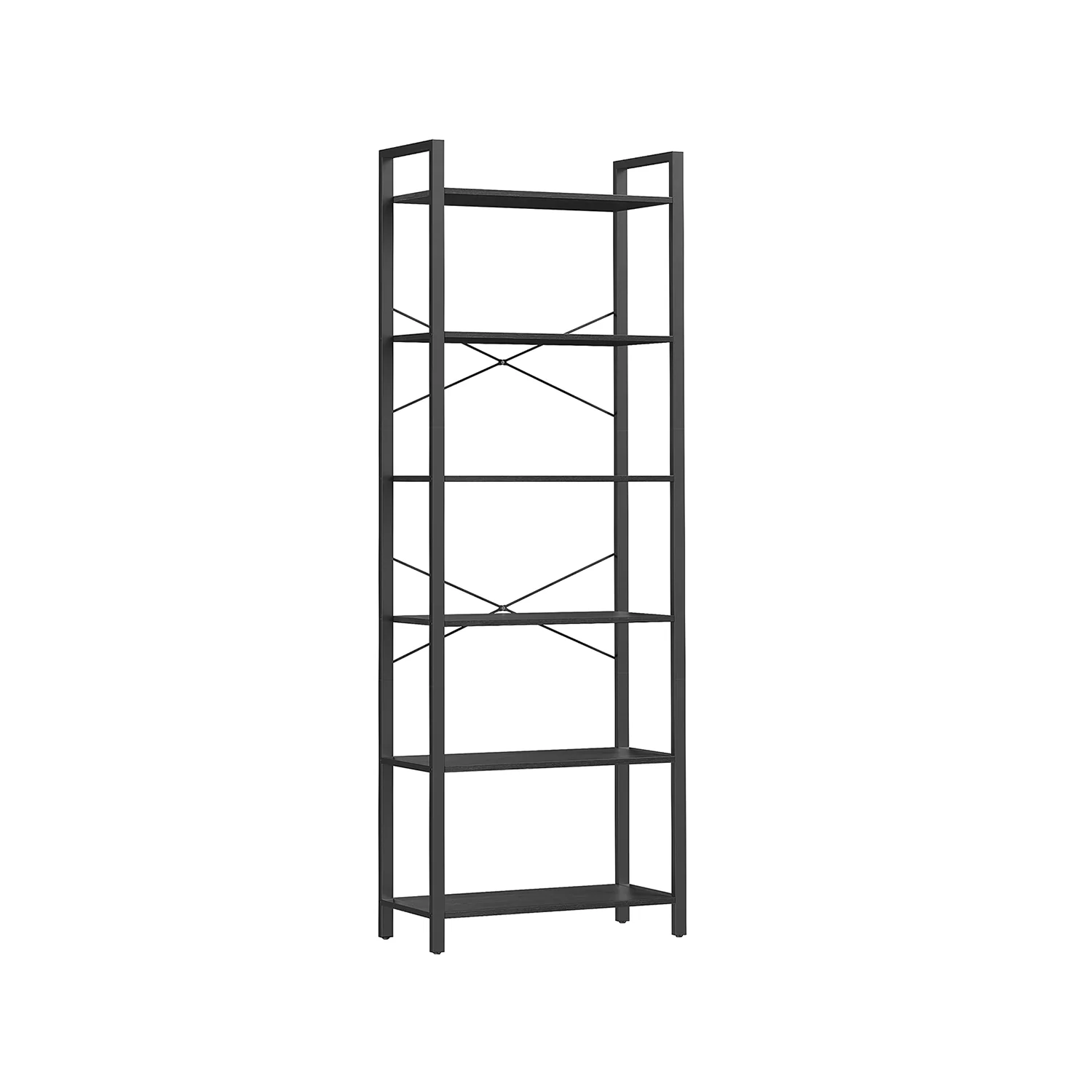 Scaffale a 6 Ripiani con Struttura in Acciaio - Image 5