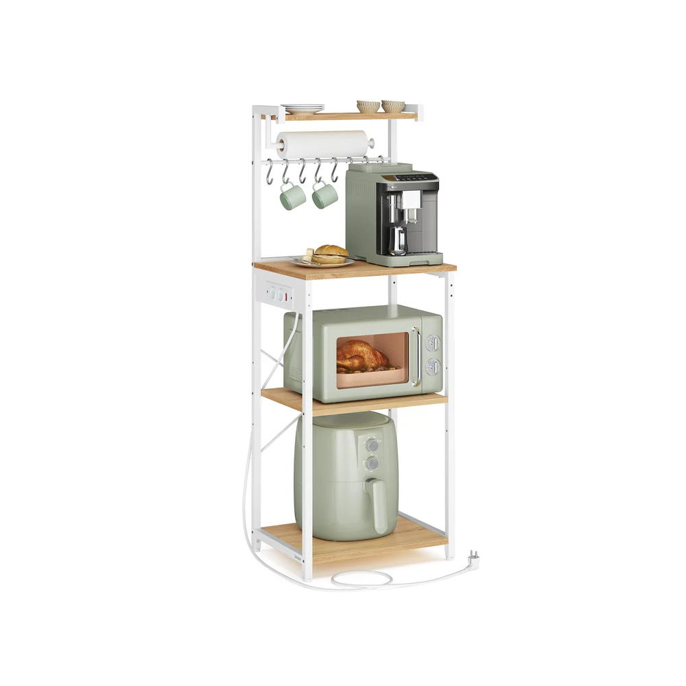 Scaffale da cucina con ripiani e ganci per elettrodomestici - Image 2