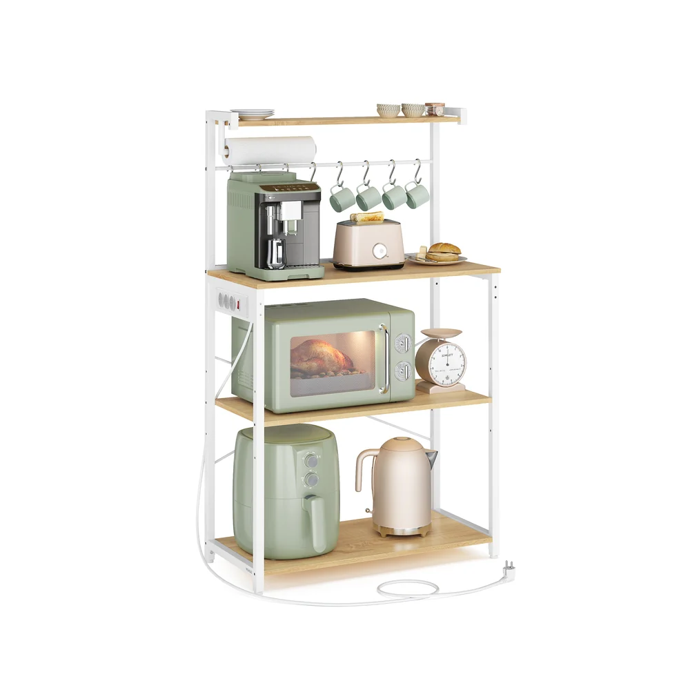 Scaffale da cucina con ripiani e ganci per elettrodomestici - Image 4